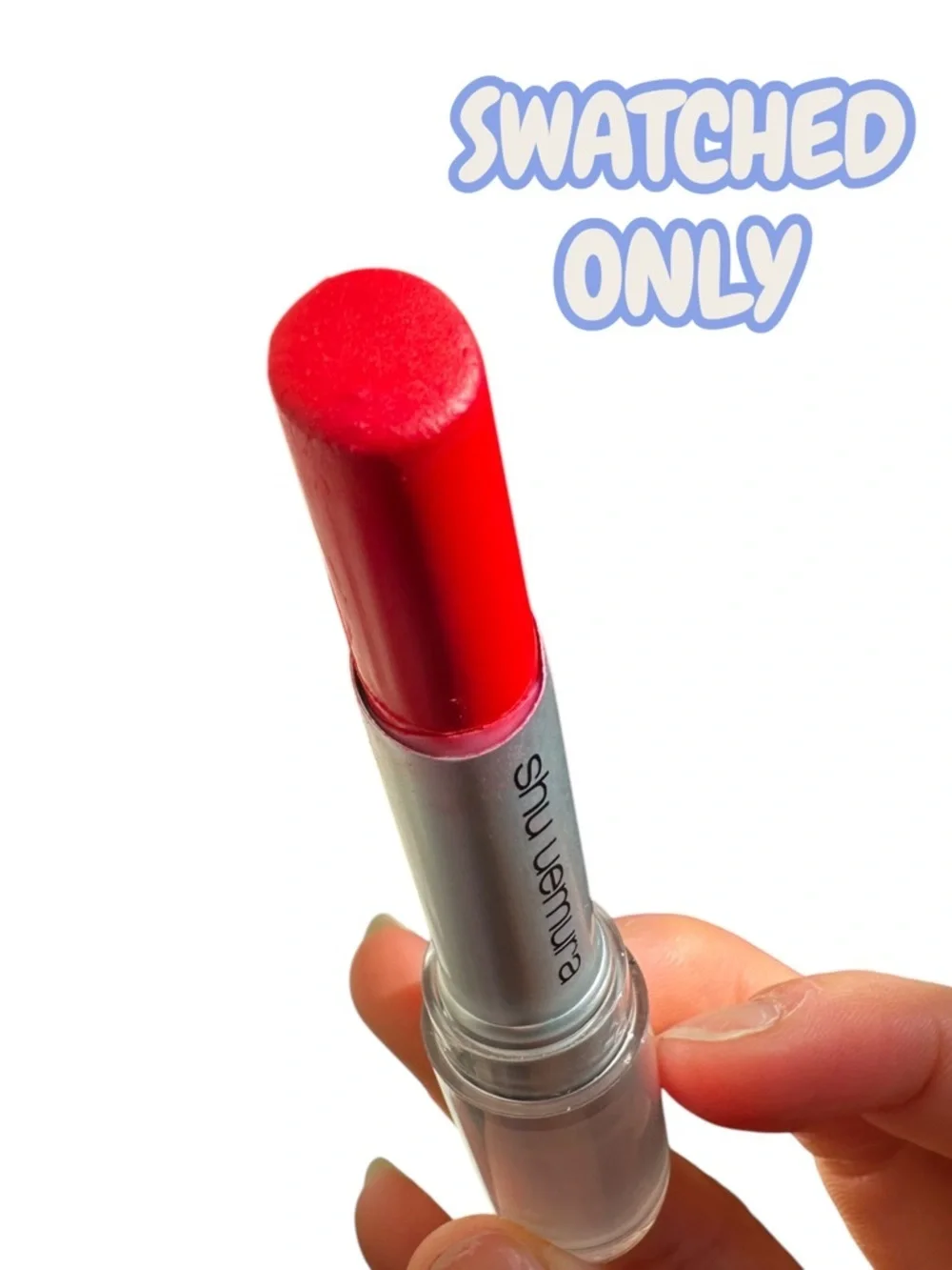 Shu Uemura DISCONTINUED rouge unlimited satin lipstick RD144 red hydrating matte